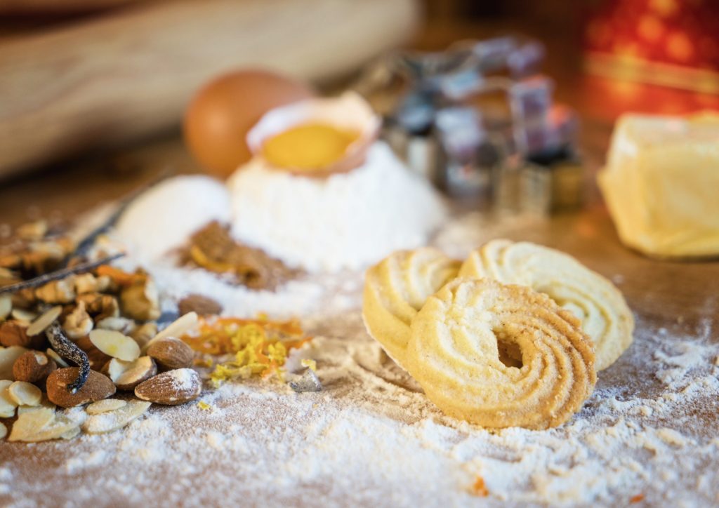 Traditional Christmas cookies from Alsace France